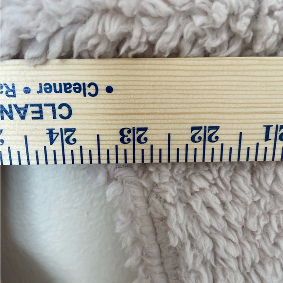 Pottery Barn Teddy Bear Plush Sherpa Robe Cream Off White Cozy Warm Women's Sz M - Picture 8 of 10